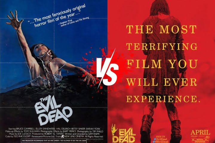 evil dead 1981 vs 2013