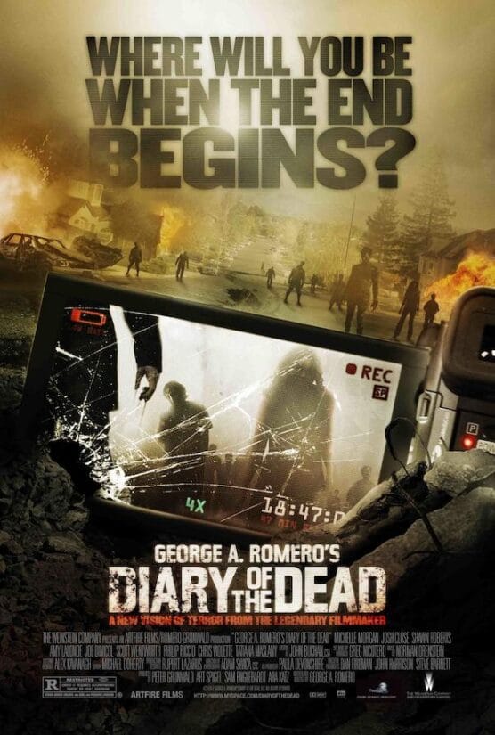 Diary of the Dead (2007) horror movie cover
