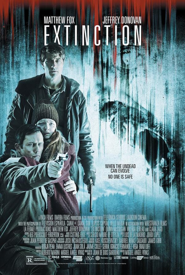 Extinction (2015) horror movie poster