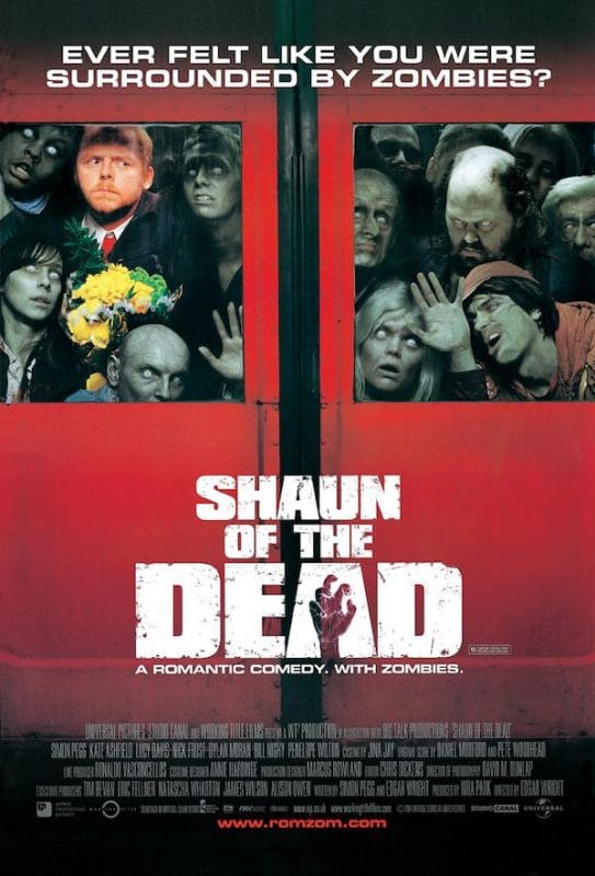 Shaun of the Dead Horror movie poster