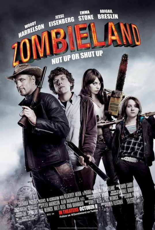 zombieland horror movie poster